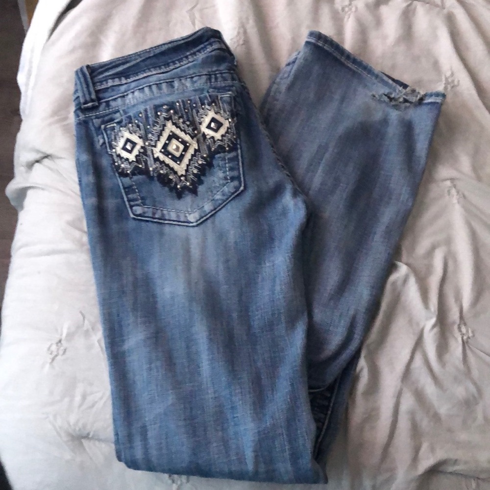 Size 28 Miss me boot cut jeans